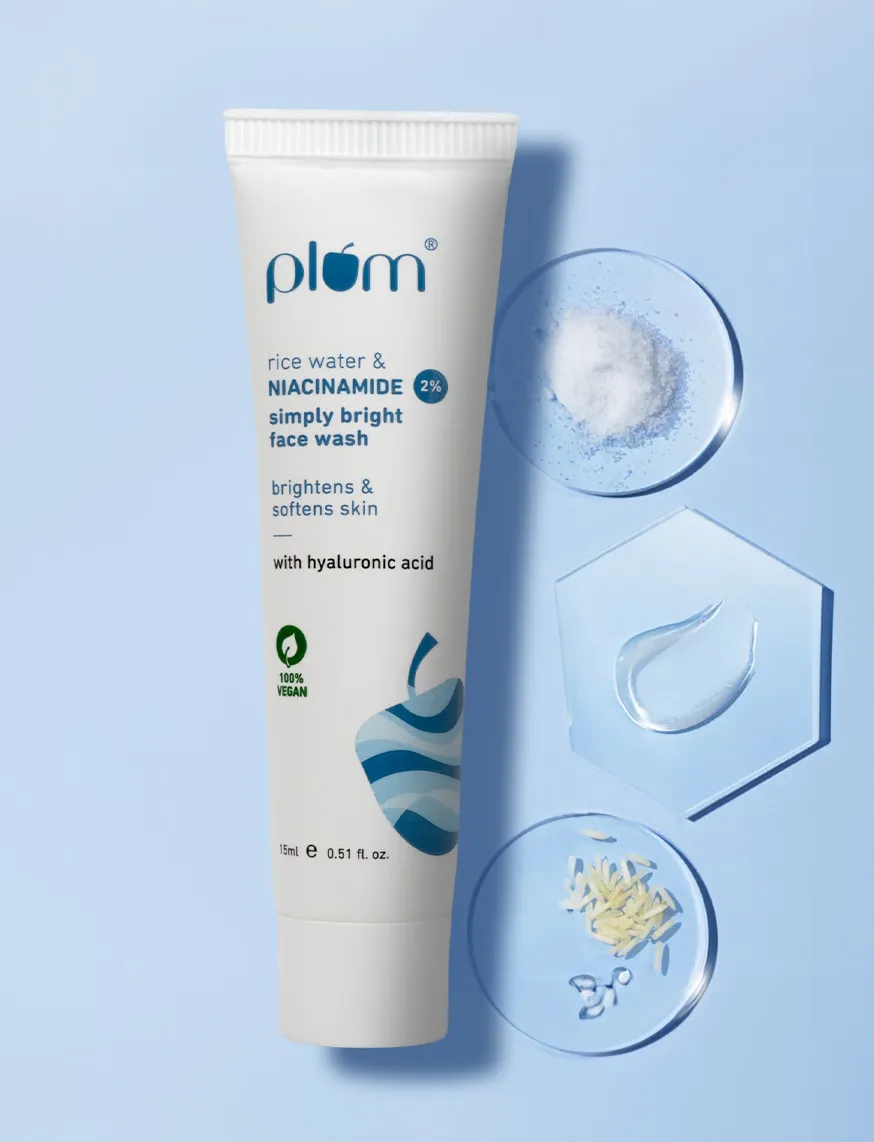 Plum Rice Water & Niacinamide Simply Bright Face Wash