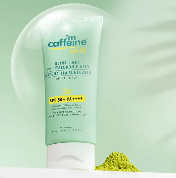 M-caffine Ultra Light 1% HYALURONC ACID SUNSCREEN